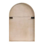 Gebogen wandkast met metalen deur en 3 planken