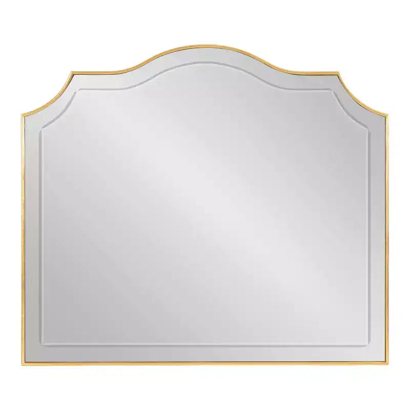 Specchio da Parete Ad Arco Hollyn – Oro, 31,5" x 27,5"