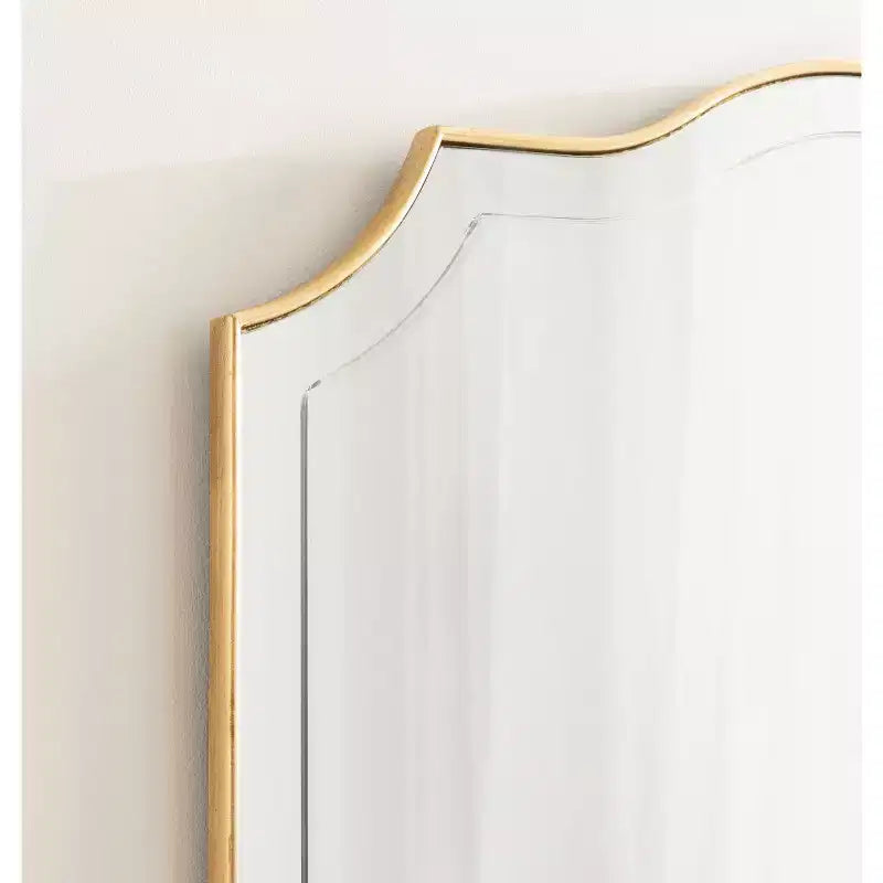 Specchio da Parete Ad Arco Hollyn – Oro, 31,5" x 27,5"