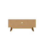 TV-Ständer im Mid-Century-Modern-Stil mit 4 Regalfächern - für Fernseher bis 55"