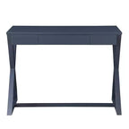 Tavolo consolle da 42" con cassetto portaoggetti – Grigio antracite