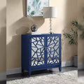 Consolle da 32" con Ante a Specchio – Blu