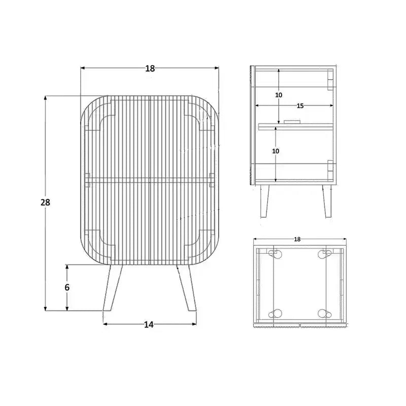 Mobile credenza a 2 ante in legno di mango con dettagli intagliati