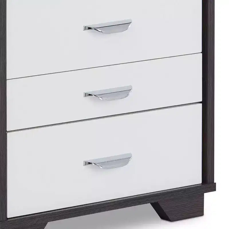 Tavolino d'appoggio da 20" con cassetto portaoggetti – Struttura in MDF, piano in composito di legno