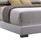 Letto King size orientale da 85 pollici Lorimar con luce a LED, testiera in ecopelle - Acme Furniture