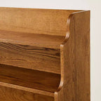 Libreria waterfall larga - marrone rovere