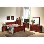 Letto matrimoniale queen size con testiera alta