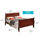Letto matrimoniale queen size con testiera alta