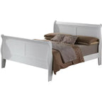 Letto matrimoniale queen size con testiera alta