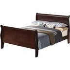 Letto matrimoniale queen size con testiera alta