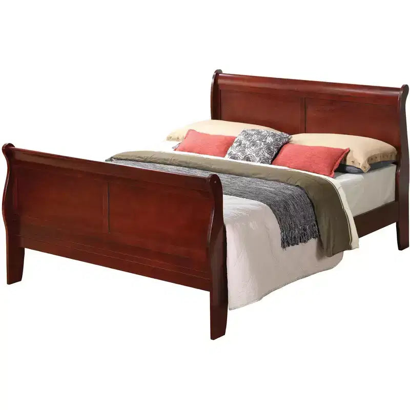 Letto matrimoniale queen size con testiera alta
