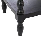 Tavolino laterale decorativo con cassetto e ripiano aperto