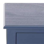 Tavolino laterale decorativo con cassetto e ripiano aperto