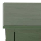 Tavolino laterale decorativo con cassetto e ripiano aperto