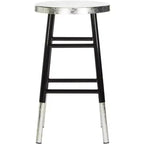 Kenzie Silver Dipped Counter Stool - FOX3211 - Safavieh Couture