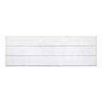 Panca in legno rustico - 42x14x19 Inches, bianca