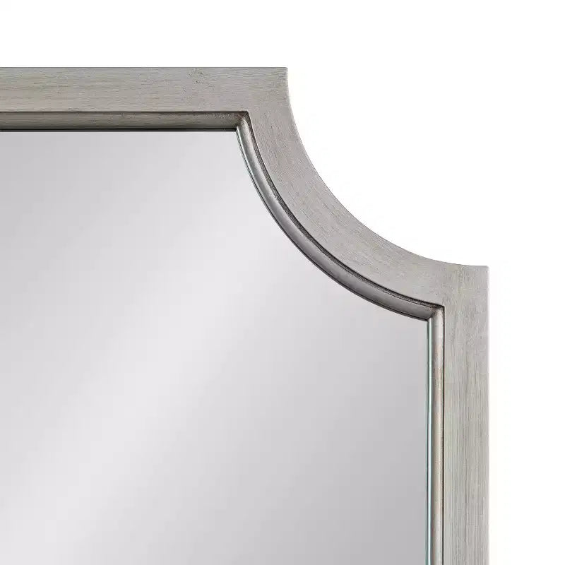 Specchio da Parete a Raggi Scalettati, 24x36, Argento