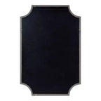 Specchio da Parete a Raggi Scalettati, 24x36, Argento