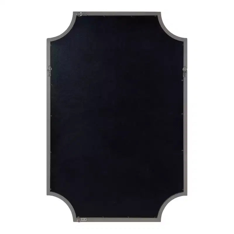 Specchio da Parete a Raggi Scalettati, 24x36, Argento