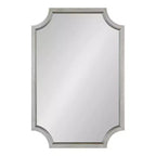 Specchio da Parete a Raggi Scalettati, 24x36, Argento