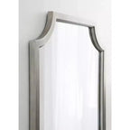 Specchio da Parete a Raggi Scalettati, 24x36, Argento