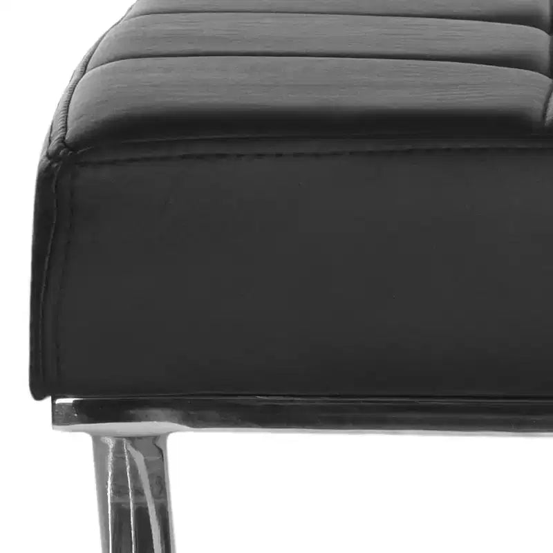 Panca Imbottita con Struttura in Acciaio Inox