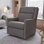 Fauteuil inclinable manuel à bascule, pivotant et berçant