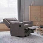 Fauteuil inclinable manuel à bascule, pivotant et berçant