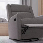 Fauteuil inclinable manuel à bascule, pivotant et berçant