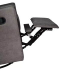 Fauteuil inclinable manuel à bascule, pivotant et berçant