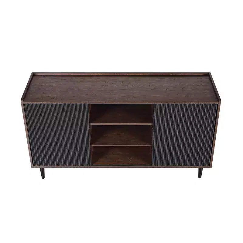 Duane 59.05 Madia Moderna a 7 Ripiani con Lati a Coste - Manhattan Comfort