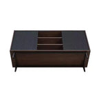 Credenza moderna a 7 ripiani scanalati