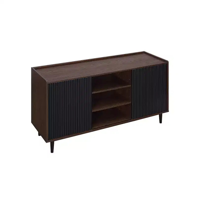 Duane 59.05 Madia Moderna a 7 Ripiani con Lati a Coste - Manhattan Comfort