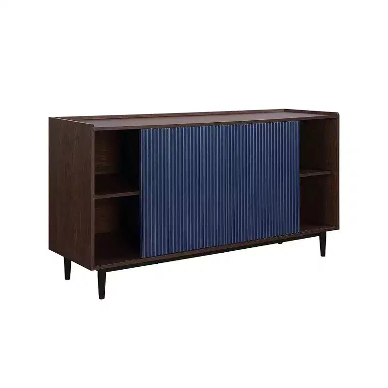 Duane 59.05 Madia Moderna a 7 Ripiani con Lati a Coste - Manhattan Comfort