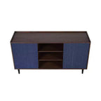 Credenza moderna a 7 ripiani scanalati