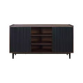 Duane 59.05 Madia Moderna a 7 Ripiani con Lati a Coste - Manhattan Comfort