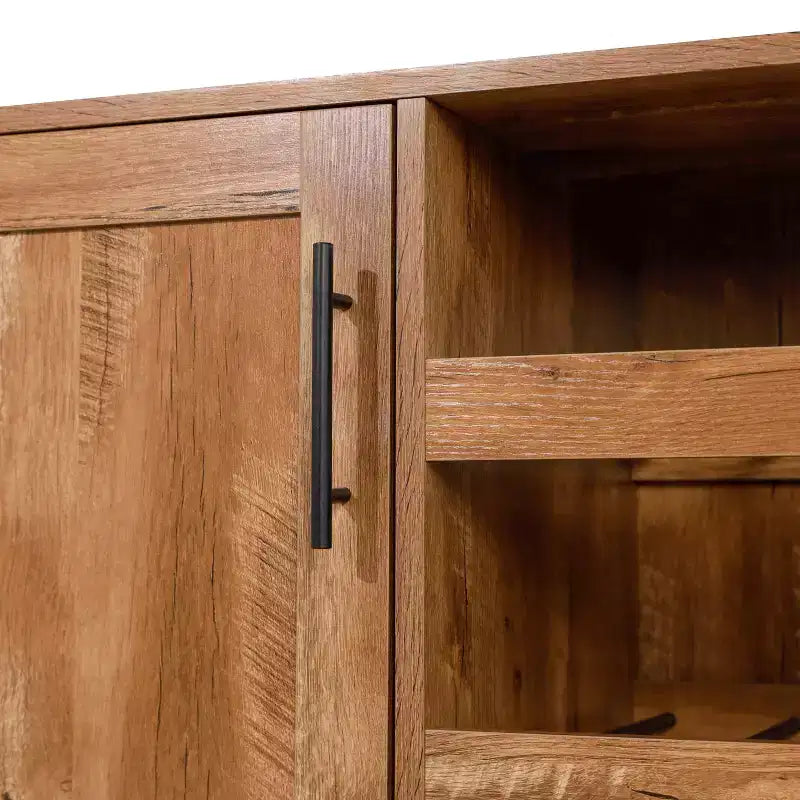 Mobile Bar Classico con anta stile Shaker e porta bottiglie