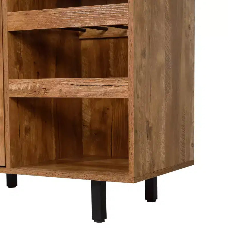 Mobile Bar Classico con anta stile Shaker e porta bottiglie