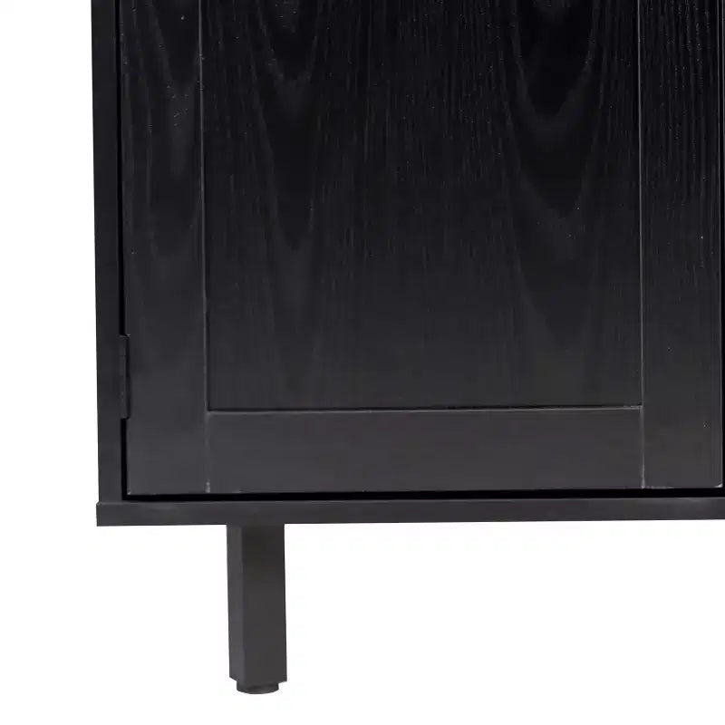 Mobile Bar Classico con anta stile Shaker e porta bottiglie