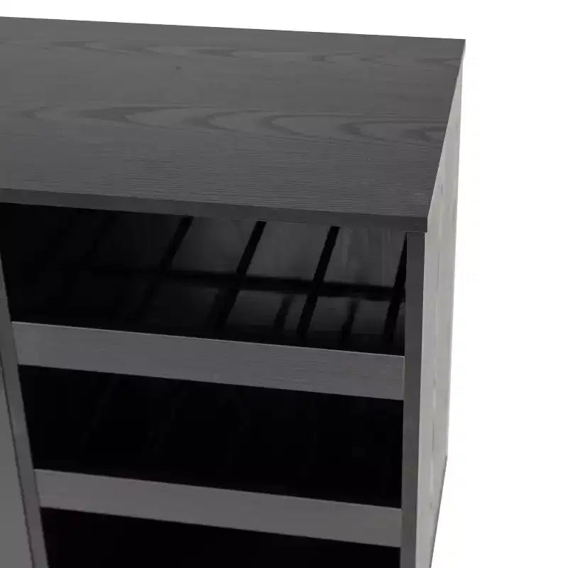 Mobile Bar Classico con anta stile Shaker e porta bottiglie