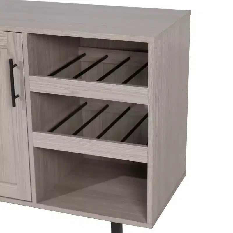 Mobile Bar Classico con anta stile Shaker e porta bottiglie