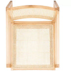 Poltrona a dondolo in rattan