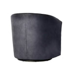 Poltrona decorativa girevole con seduta imbottita
