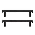 Zwevende wandplanken met opstaande rand