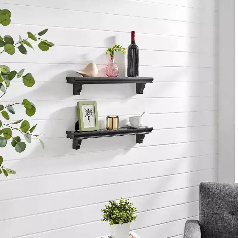 Mensole Galleggianti da Parete – Set da 2