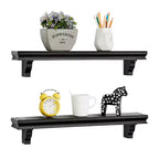 Zwevende wandplanken met opstaande rand