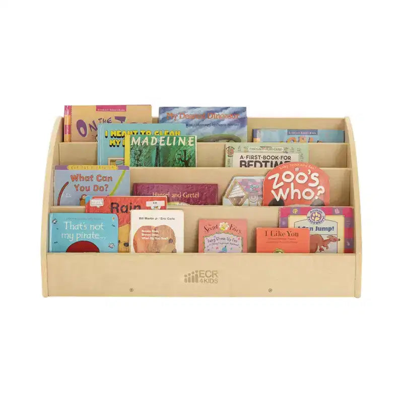 Libreria per Bambini in Legno con Frontale a Vista