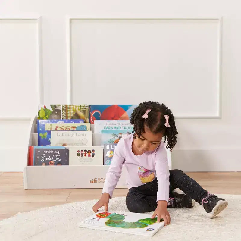 Libreria per Bambini in Legno con Frontale a Vista
