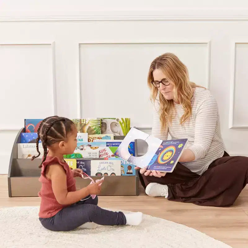 Libreria per Bambini in Legno con Frontale a Vista
