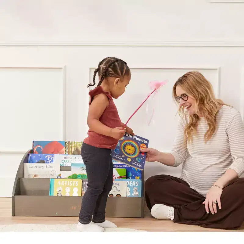Libreria per Bambini in Legno con Frontale a Vista